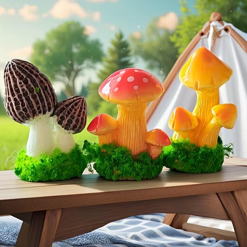 1 Set of 3pcs Artificial Mushr – Terrarium Moss Art Bewertung und Preis