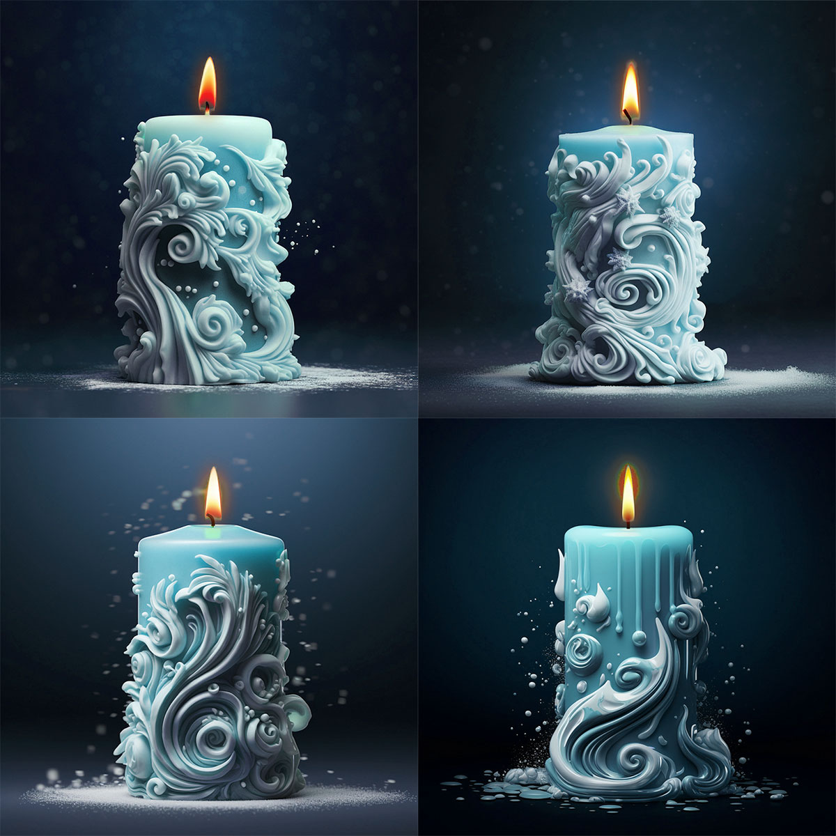 geometry Carved Cylindrical Si – Resin Ocean Wave Mold Bewertung und Preis