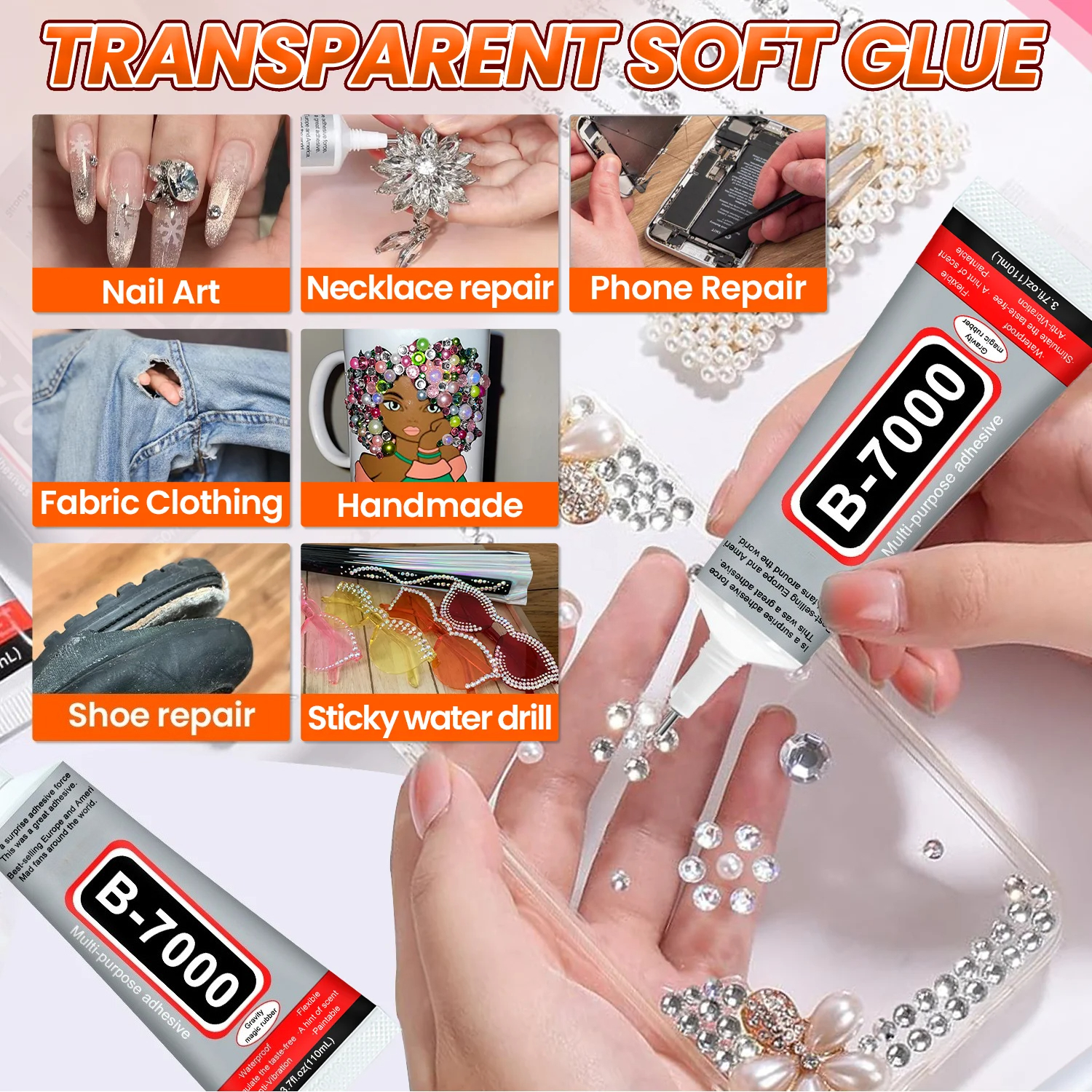 Super Glue B-7000 Loolifl 1-10 – Resin Crafts Bewertung und Preis