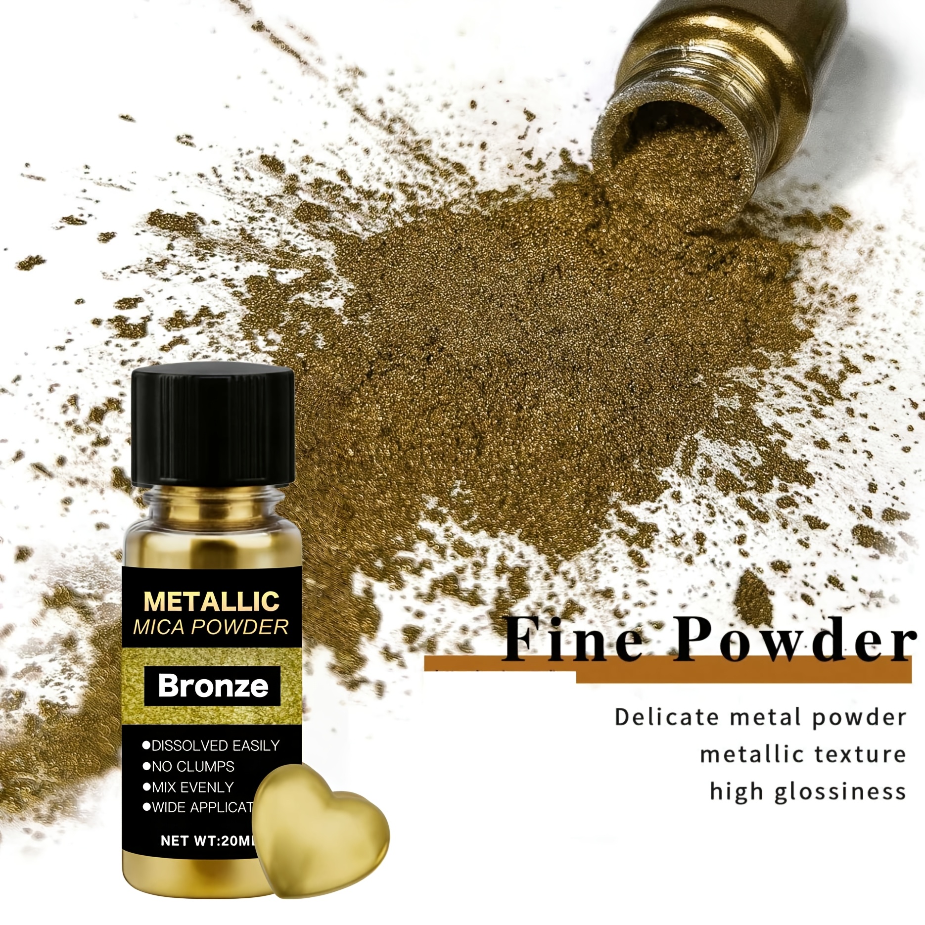 Metallic Mica Powder, Brushed  – Resin Pigment Set Bewertung und Preis