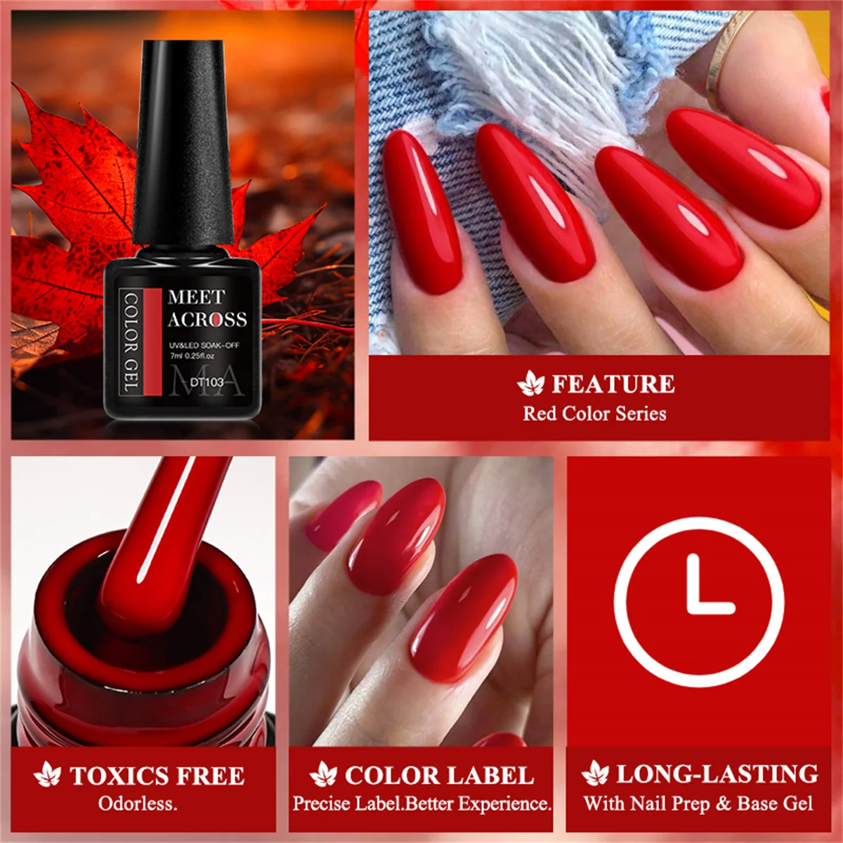 8pcs Gel Nail Polish Set HEMA  – Resin Glitter Pack Bewertung und Preis
