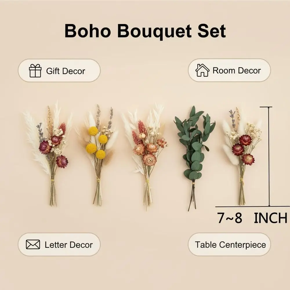 Natural Dried Flower Set, Mini – Dried Flower Bulk Bewertung und Preis