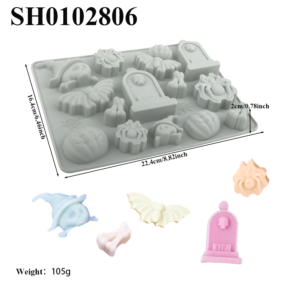 Halloween Element Tombstone Sp – Silicone Mold Tray Bewertung und Preis