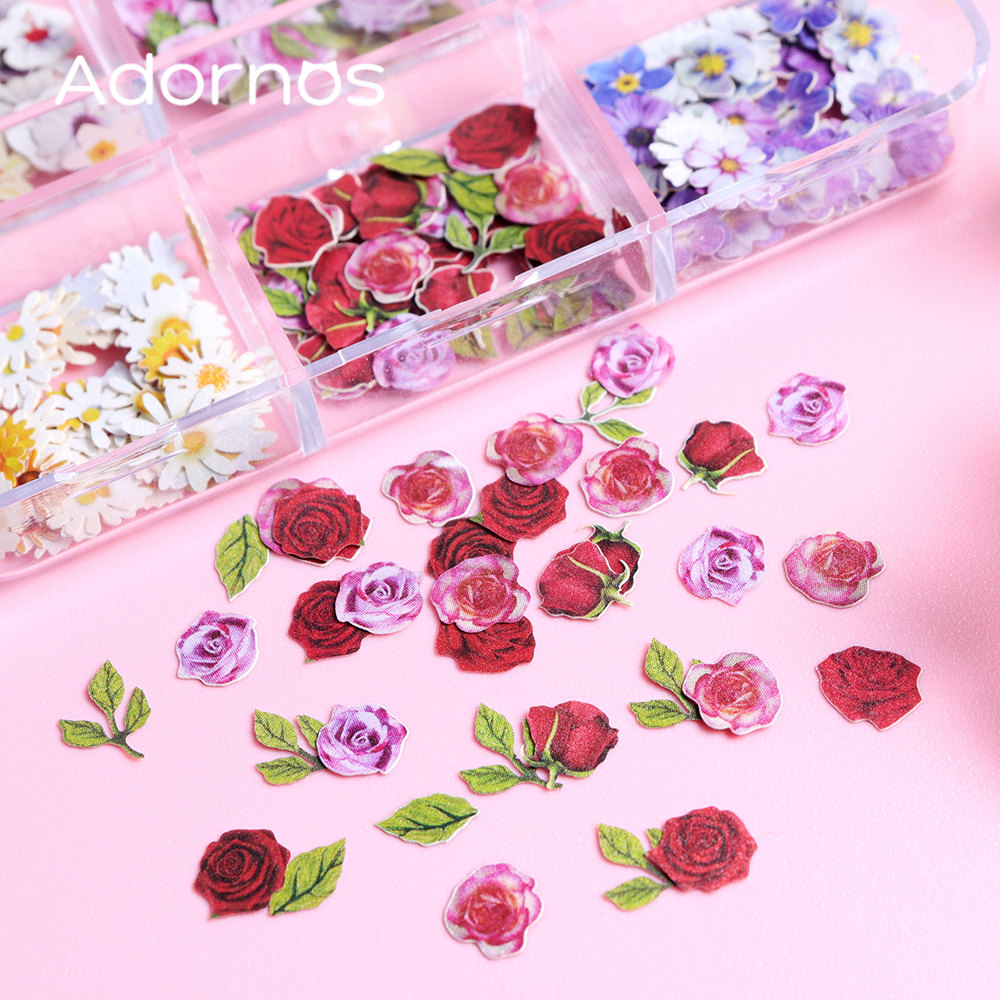 6 Grids Flowers Wood Pulp Chip – Flower Preservation Resin Bewertung und Preis