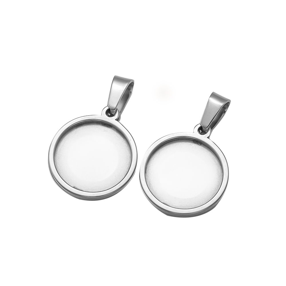 5Pcs/Lot Stainless Steel Round – Bezels Set Pendant Bewertung und Preis