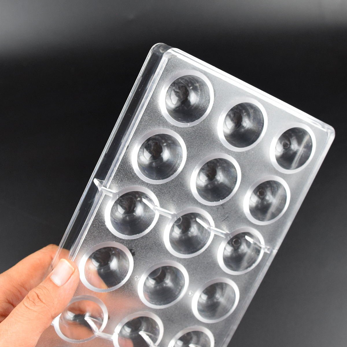 21 Cavity Dome Chocolate Mold  – Dome Mold Clear Bewertung und Preis