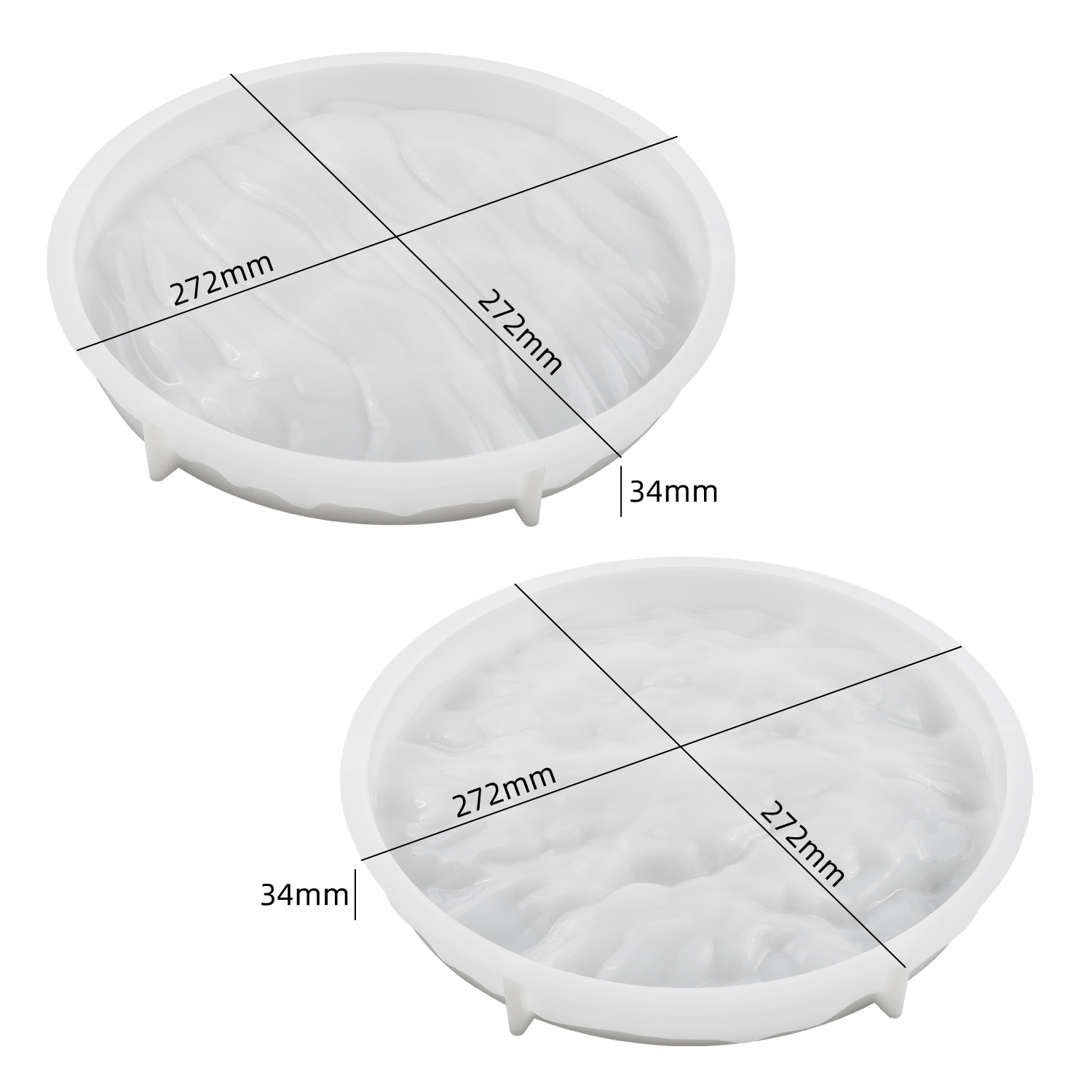 Sea Wave Tray Crystal Epoxy Re – Resin Ocean Wave Mold Bewertung und Preis
