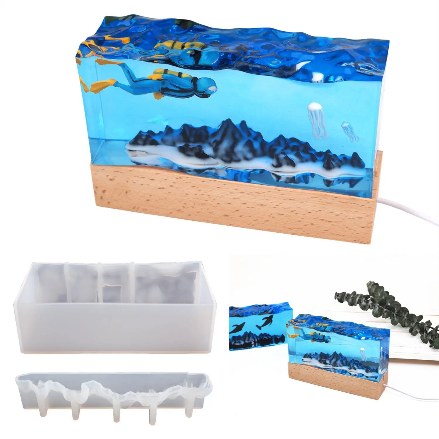 1set New Sea Wave Resin Mold,  – Resin Ocean Wave Mold Bewertung und Preis