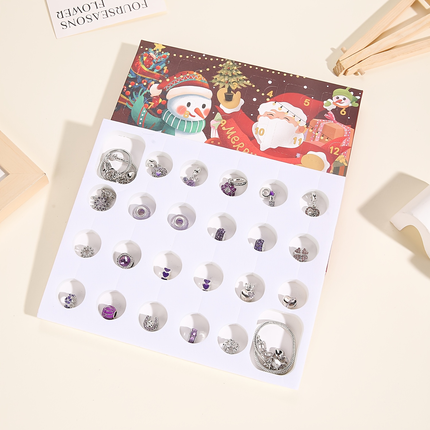 Christmas purple beads DIY jew – Resin Jewelry Kit Bewertung und Preis