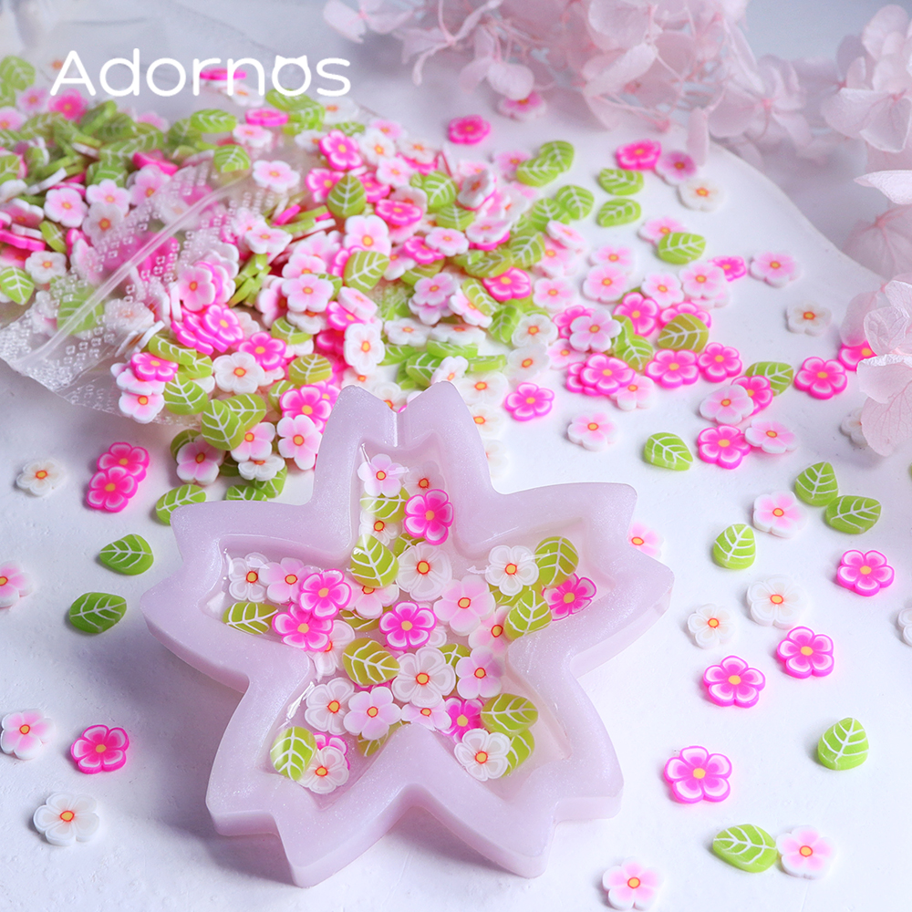 10g Pink Flowers Polymer Clay  – Flower Preservation Resin Bewertung und Preis