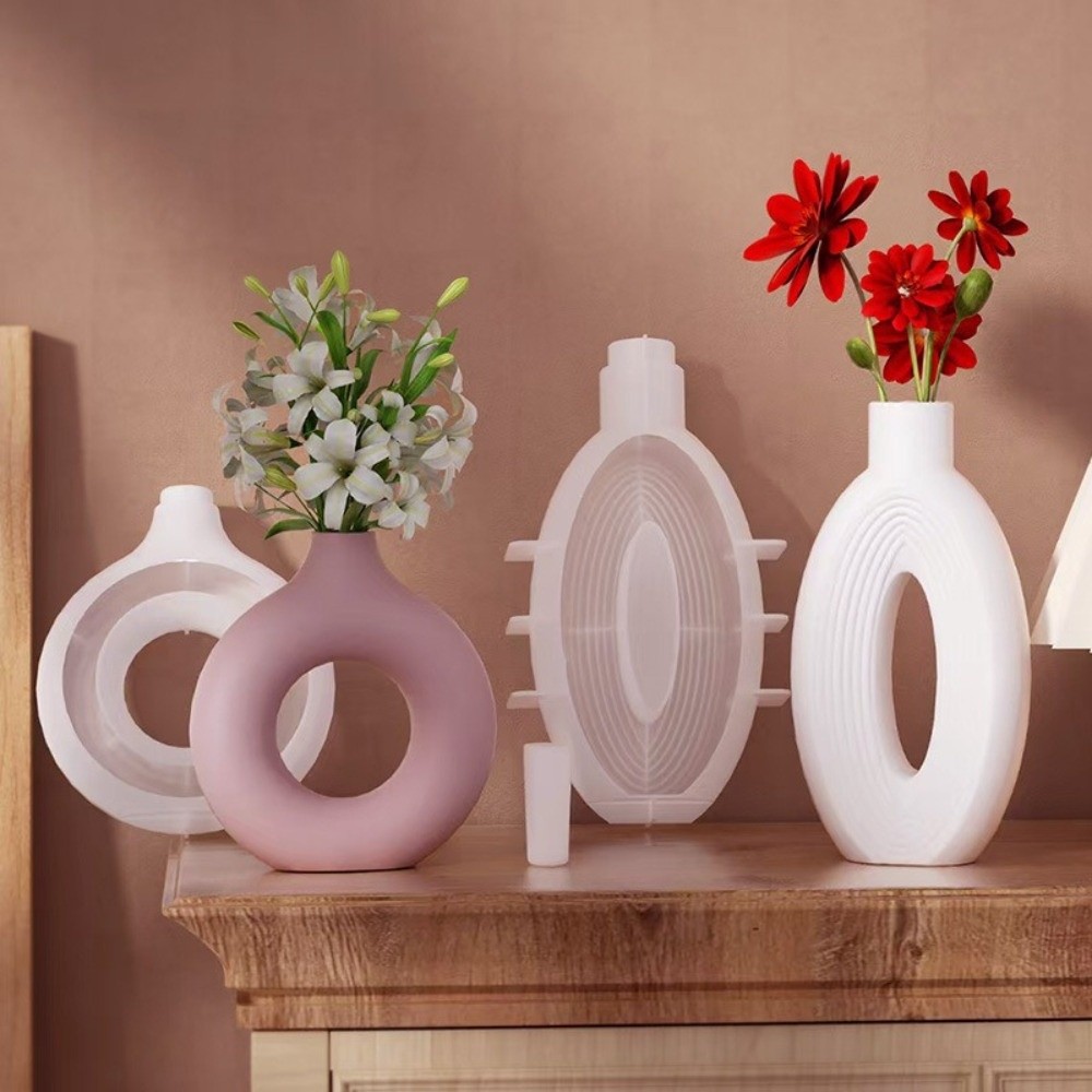 Oval Stripe Silicone Vase Mold – Resin Craft Workshop Bewertung und Preis