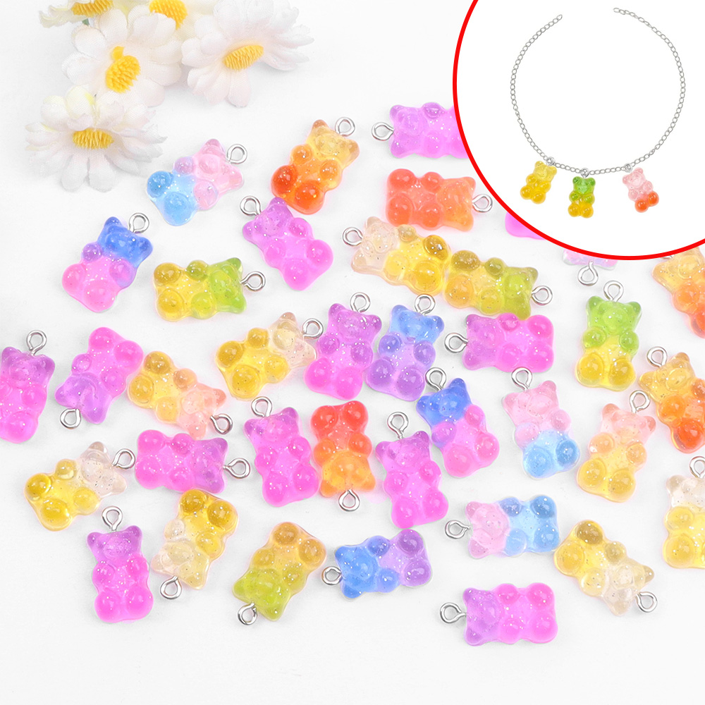 60pcs Dual Color Resin Bear Sh – Resin Craft Material Bewertung und Preis