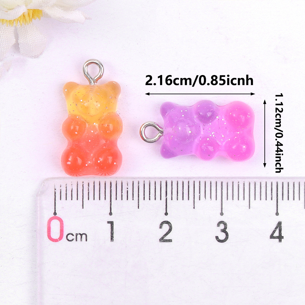 60pcs Dual Color Resin Bear Sh – Resin Craft Material Bewertung und Preis