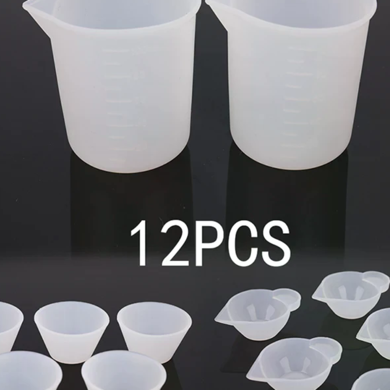 12Pcs Silicone Mixing Measurin – Mixing Cup Silicone Bewertung und Preis