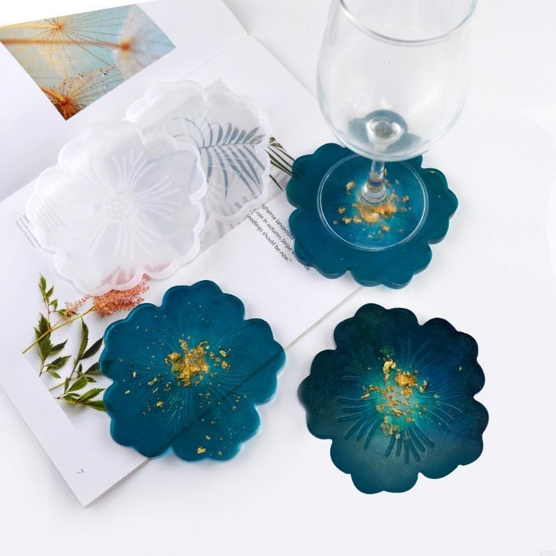 R3MC 2Pcs DIY Flower Silicone  – Geode Mold Silicone Bewertung und Preis