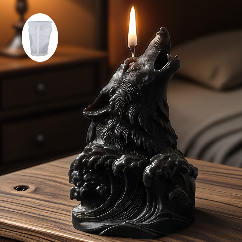 Dramatic Wolf and Ocean Wave C – Resin Ocean Wave Mold Bewertung und Preis