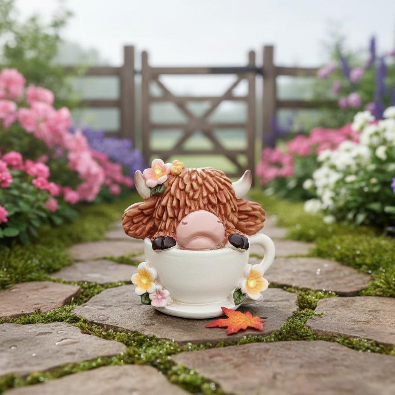 Highland Cow Garden Light Resi – Resin Crafts Bewertung und Preis