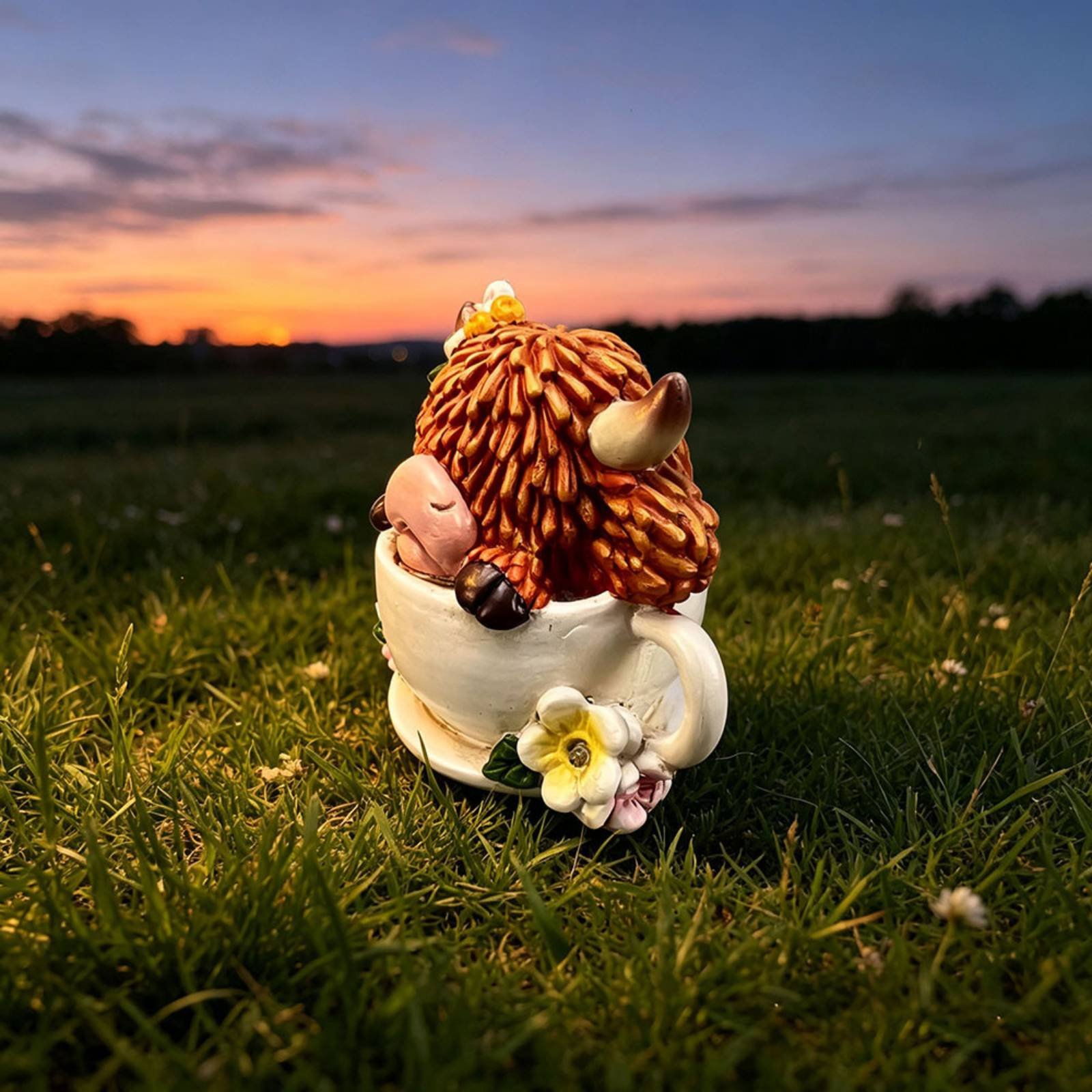 Highland Cow Garden Light Resi – Resin Crafts Bewertung und Preis