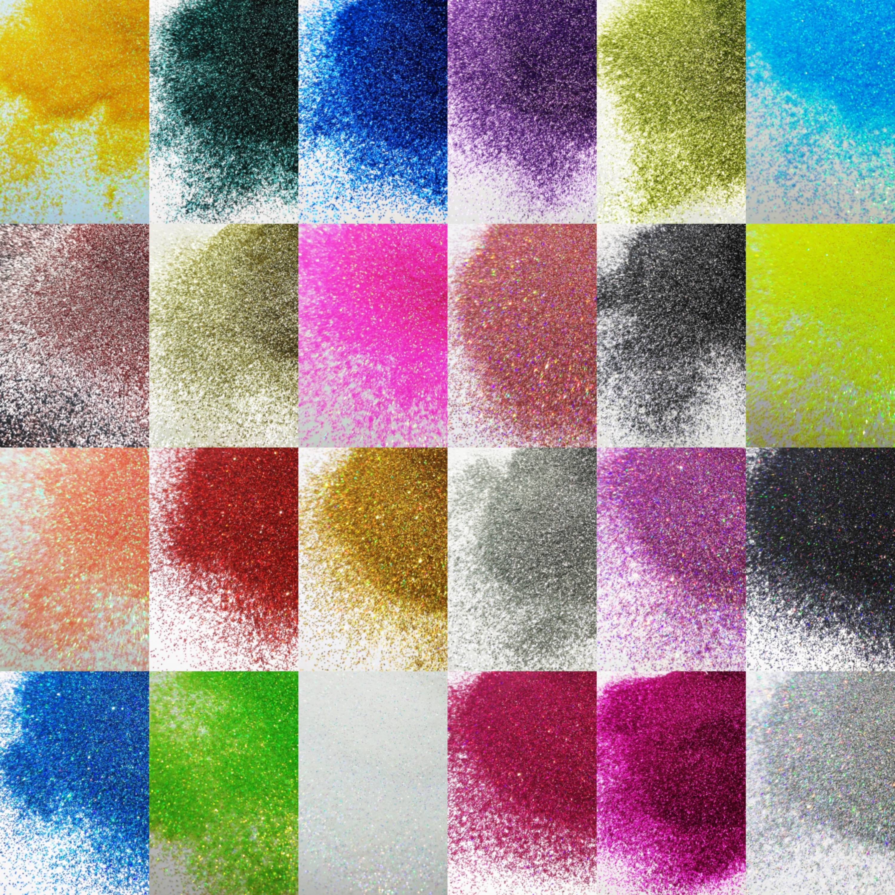 24-Color Cosmetic Iridescent H – Resin Glitter Pack Bewertung und Preis