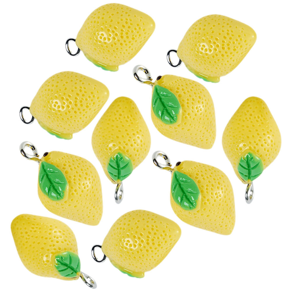 10Pcs Mini Lemon Charms Resin  – Resin Crafts Bewertung und Preis