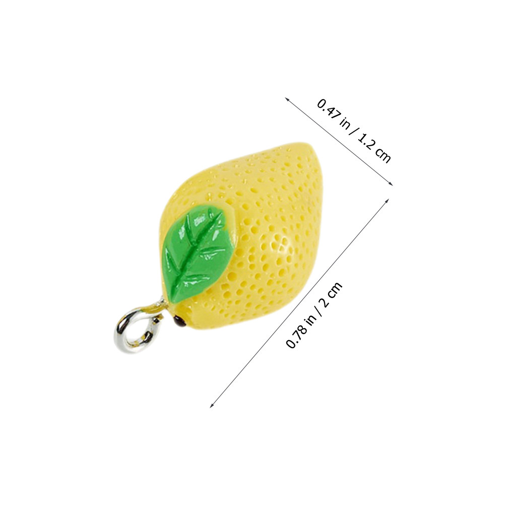 10Pcs Mini Lemon Charms Resin  – Resin Crafts Bewertung und Preis