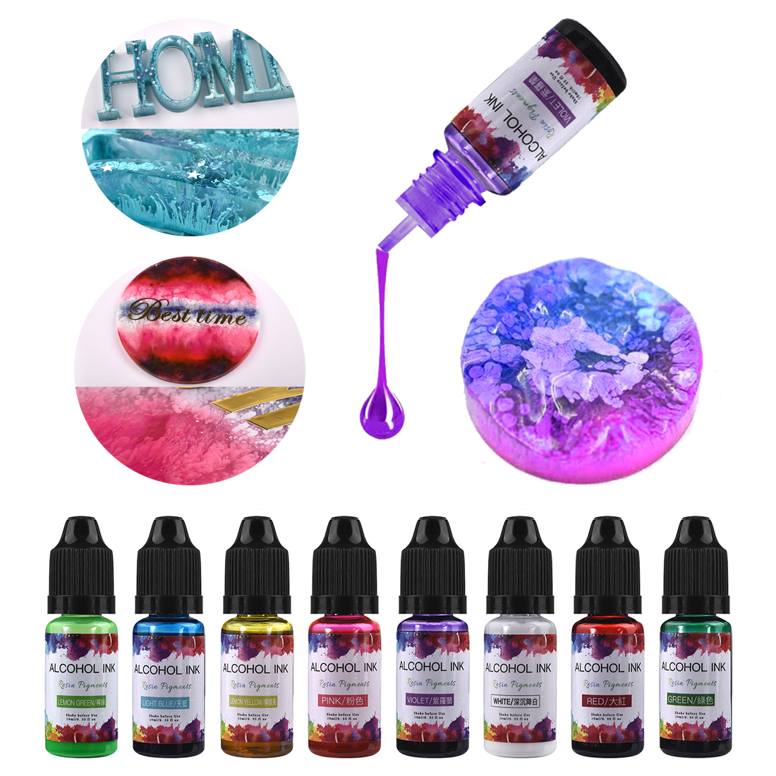 10ml/15ml Art Ink Alcohol Resi – Resin Dye Alcohol Bewertung und Preis