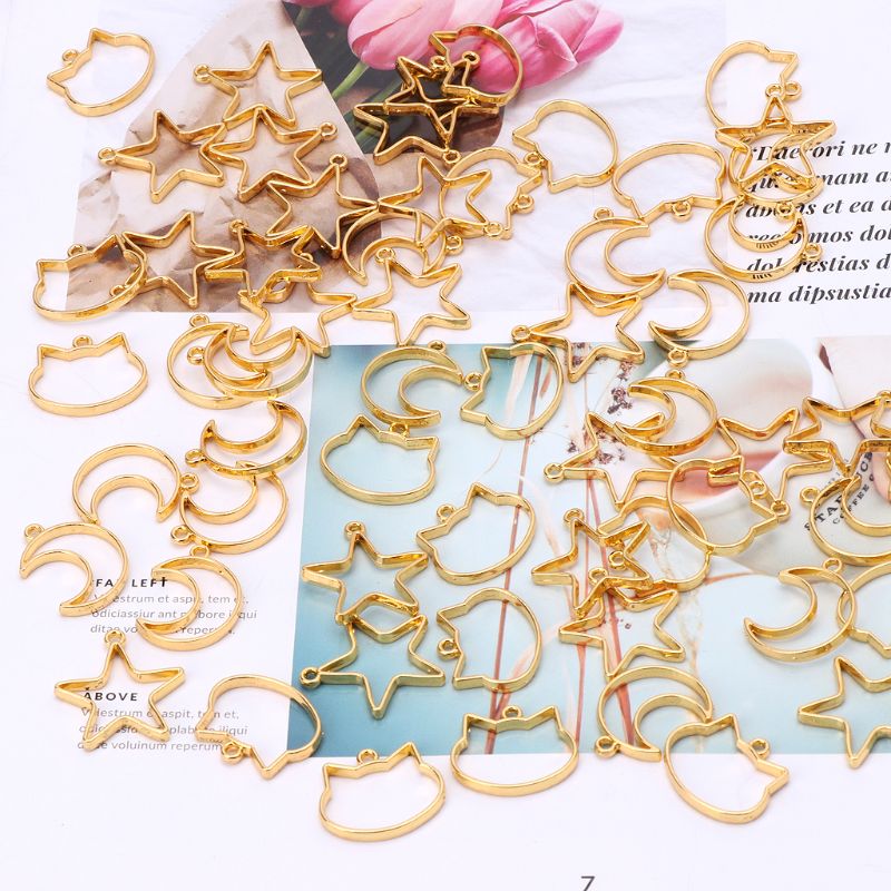 90 Pieces Mini Geometric Frame – Bezels Set Pendant Bewertung und Preis