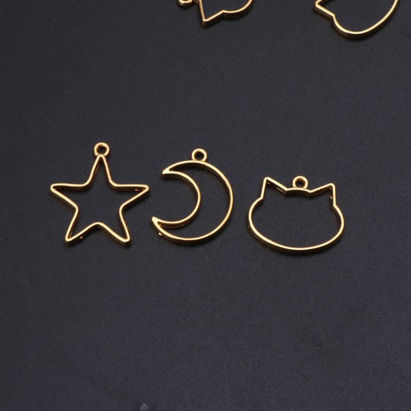 90 Pieces Mini Geometric Frame – Bezels Set Pendant Bewertung und Preis