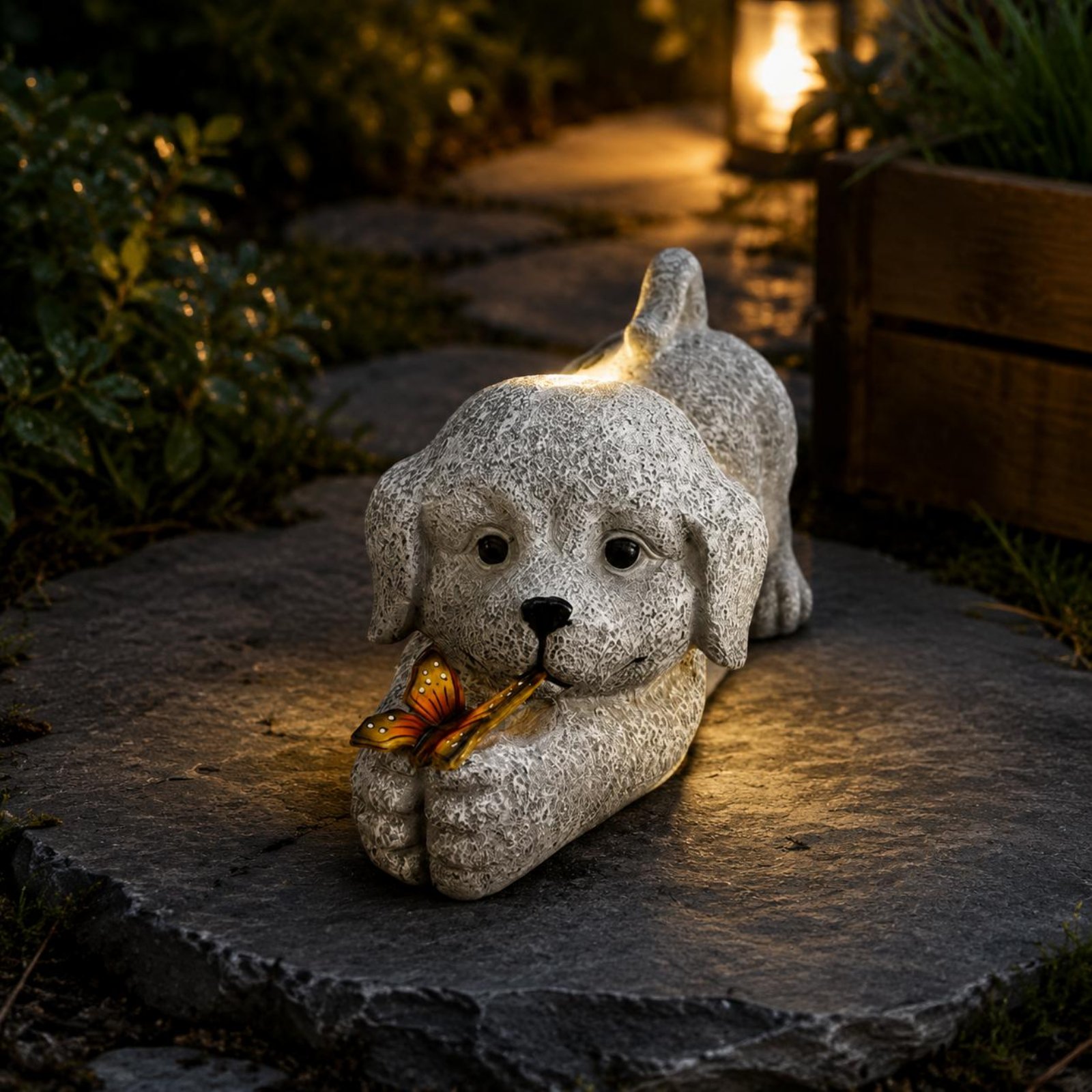 Solar Dog Statue Resin Craft S – Resin Crafts Bewertung und Preis