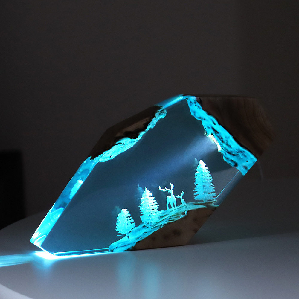 Forest Fairy Deer Desktop Art  – Resin Crafts Bewertung und Preis