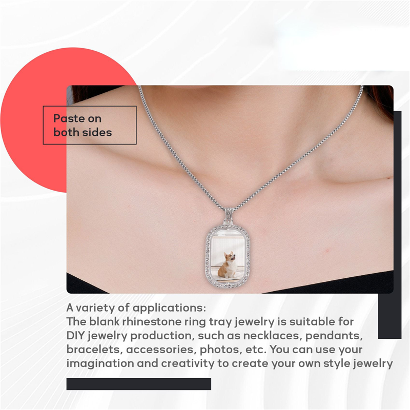 WORTHOWN-48Pcs Sublimation Rhi – Bezels Set Pendant Bewertung und Preis