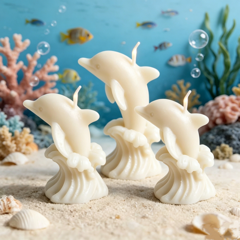 3D Whale & Dolphin with Wave S – Resin Ocean Wave Mold Bewertung und Preis