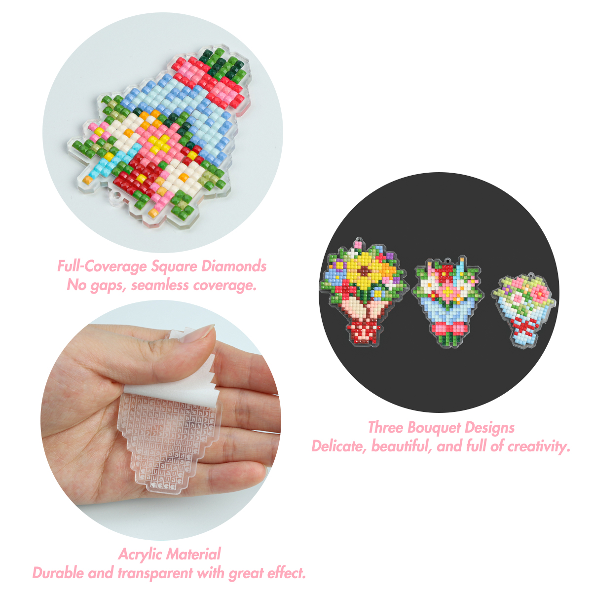 FOREVER YOUNG 3PCS Bouquet Acr – Resin Craft Kit Bewertung und Preis