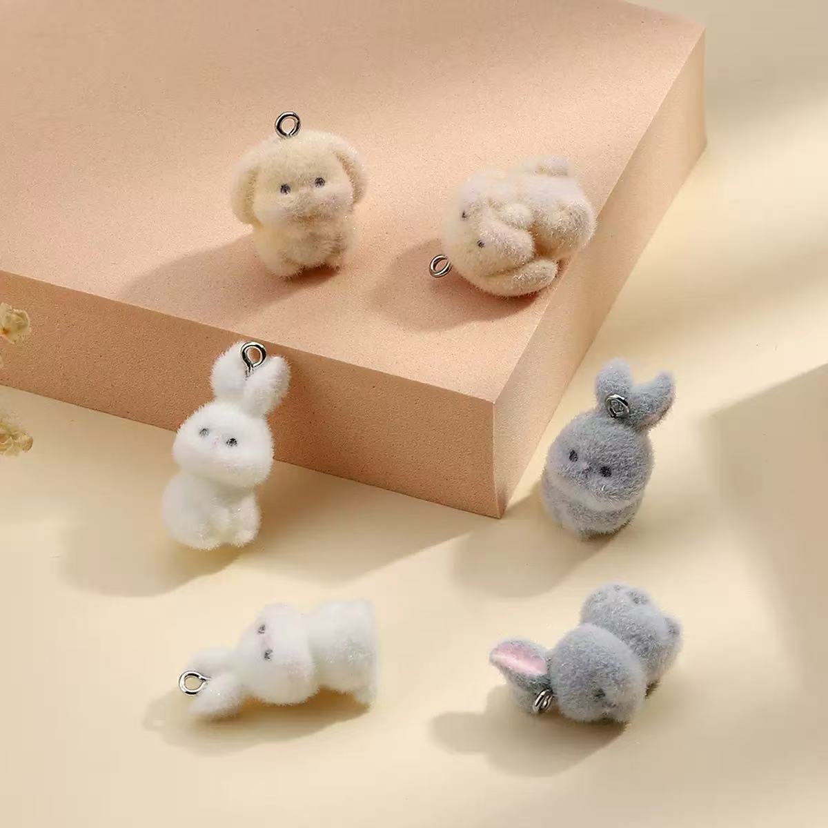 10pcs Flocking Little Rabbit R – Resin Craft Projects Bewertung und Preis
