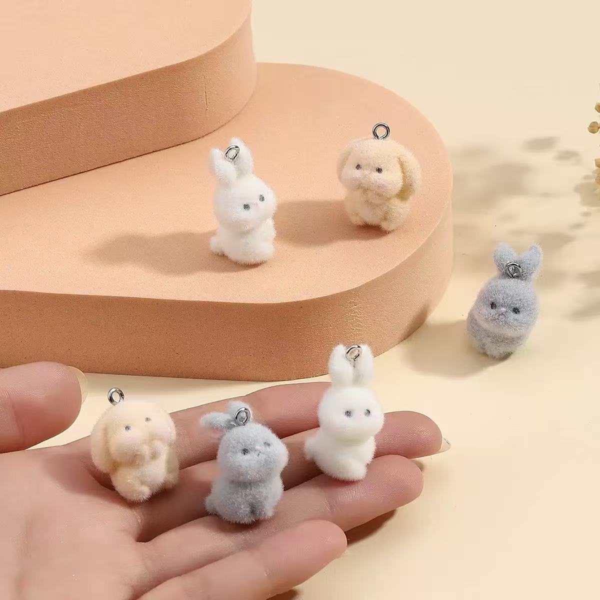 10pcs Flocking Little Rabbit R – Resin Craft Projects Bewertung und Preis