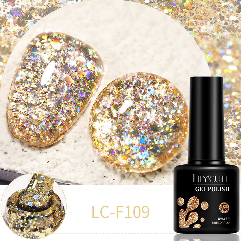 LILYCUTE 7ml 6Pcs/Set Glitter  – Resin Glitter Pack Bewertung und Preis