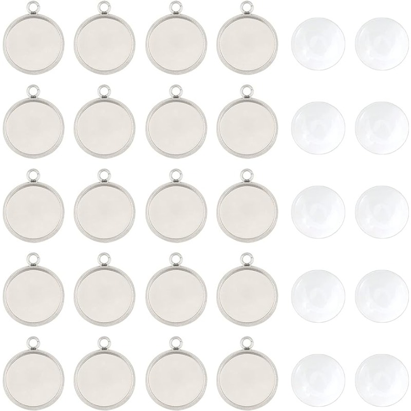 50 sets Pendant Cabochon Jewel – Bezels Set Pendant Bewertung und Preis