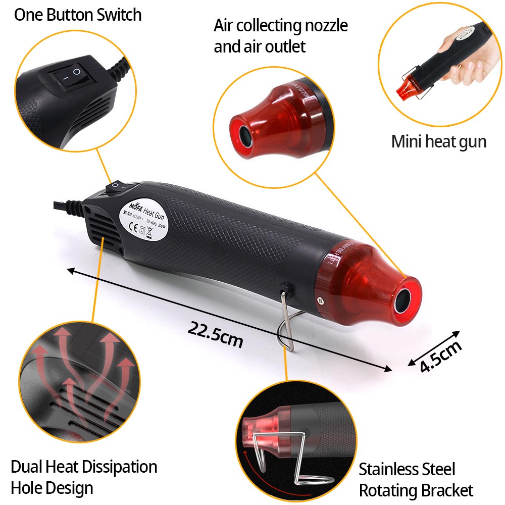 300W Hot Air Heat Gun Electric – Heat Gun Small Bewertung und Preis