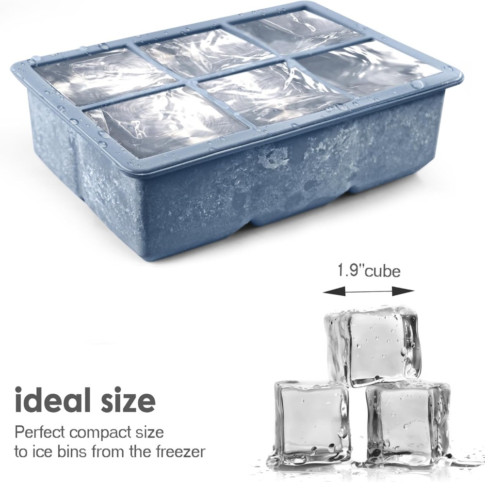 Large Silicone Ice Cube Trays  – Silicone Mold Tray Bewertung und Preis