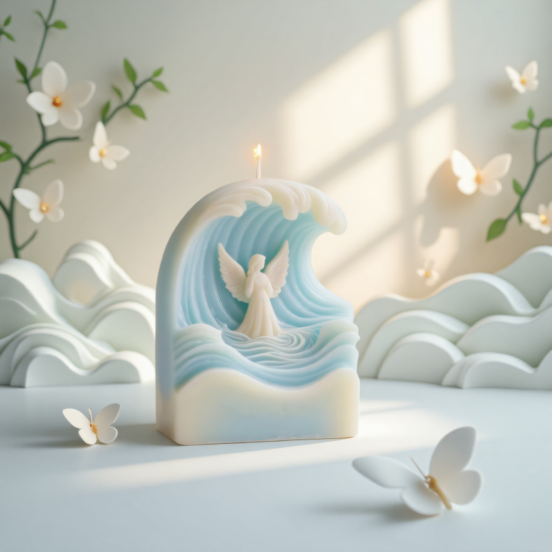 2pcs Wave Angel Silicone Mold  – Resin Ocean Wave Mold Bewertung und Preis