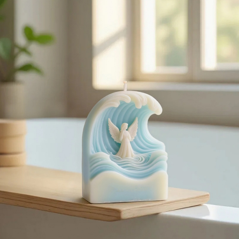 2pcs Wave Angel Silicone Mold  – Resin Ocean Wave Mold Bewertung und Preis