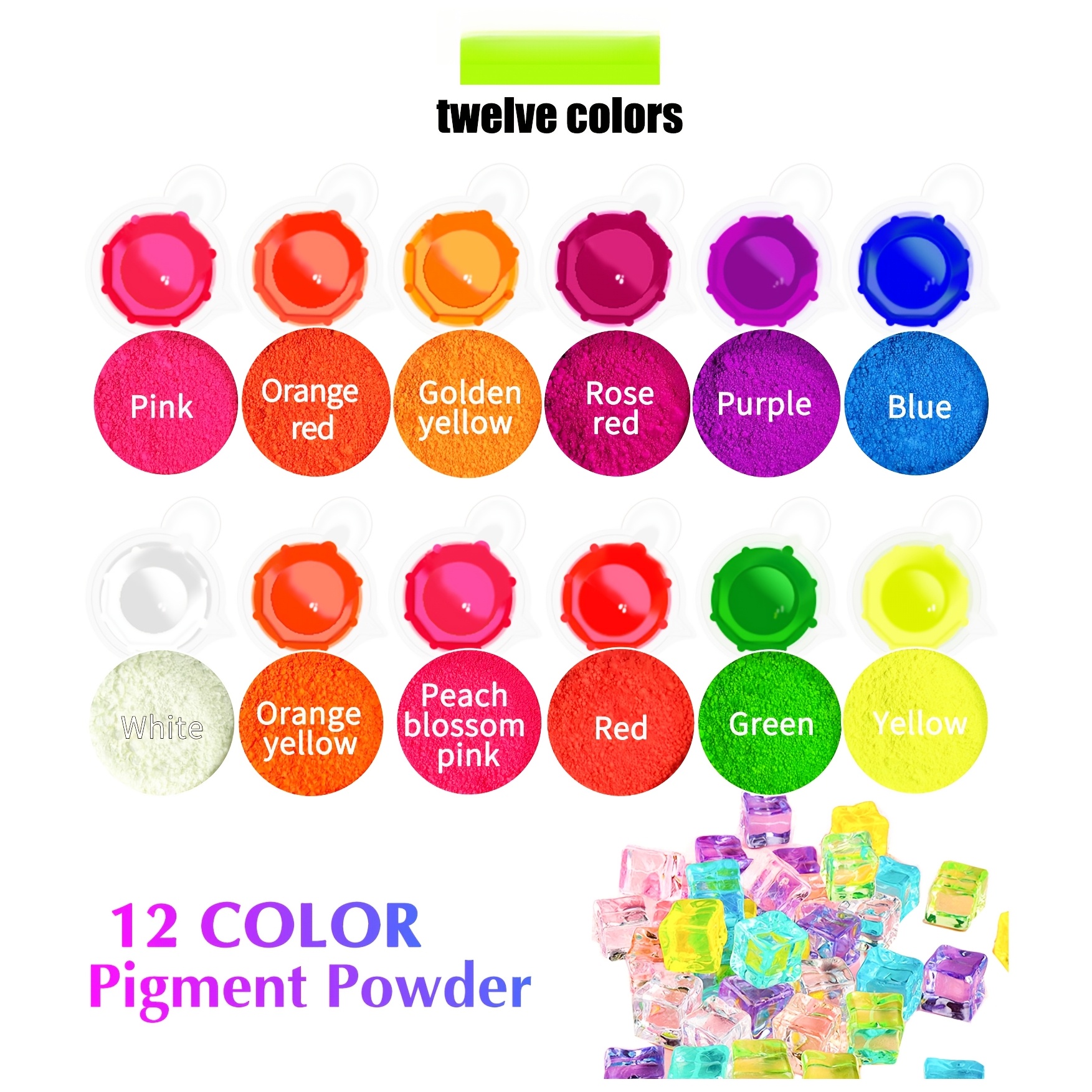 Fluorescent Powder/Neon Resin  – Resin Pigment Set Bewertung und Preis